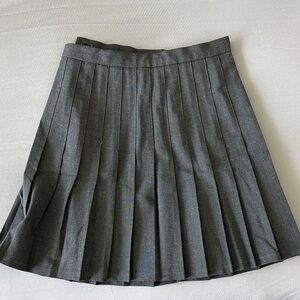 bebe Charcoal A-Line Skirt